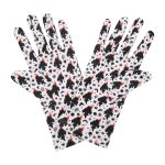 White Ghost Ghost Wrist 9-Inch gloves, 9 wrist