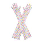 Pastel Eggs Easter Opera 21-Inch gloves, 21 opera