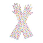 Pastel Eggs Easter Elbow 17-Inch gloves, 17 elbow