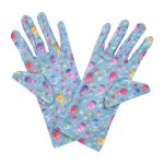 Bunny Eggs Easter Wrist 9-Inch gloves, 9 wrist