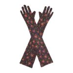 Mardi Gras Feather Mardi Gras Opera 21-Inch gloves, 21 opera