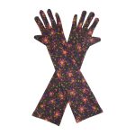 Mardi Gras Feather Mardi Gras Elbow 17-Inch gloves, 17 elbow