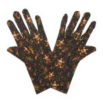 Mardi Gras Jester Mardi Gras Wrist 9-Inch gloves, 9 wrist