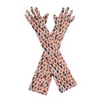 Patriotic Dogs 4th of July Opera 21-Inch gloves, 21 opera