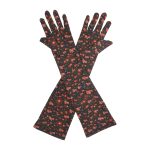Fireworks Flag 4th of July Elbow 17-Inch gloves, 17 elbow