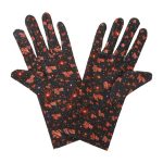 Fireworks Flag 4th of July Wrist 9-Inch gloves, 9 wrist