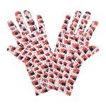 USA Flag 4th of July Wrist 9-Inch gloves, 9 wrist