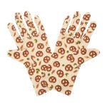 Pretzel Oktoberfest Wrist 9-Inch gloves, 9 wrist