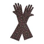 Neon Heart Valentine's Day Elbow 17-Inch gloves, 17 elbow
