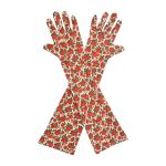Red Rose Valentine's Day Elbow 17-Inch gloves, 17 elbow