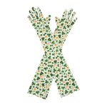 Shamrock Gold St. Patrick's Day Opera 21-Inch gloves, 21 opera