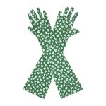 White Clover St. Patrick's Day Elbow 17-Inch gloves, 17 elbow