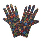 Papel Picado Cinco de Mayo Wrist 9-Inch gloves, 9 wrist