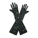 Green Spiderweb Elbow 17-Inch gloves, 17 elbow