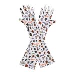 White Bitcoin Bitcoin Elbow 17-Inch gloves, 17 elbow