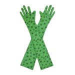 Green Spider Spider and Web Opera 21-Inch gloves, 21 opera