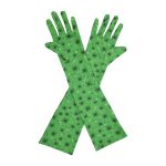 Green Spider Spider and Web Elbow 17-Inch gloves, 17 elbow