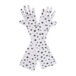 White Spider Spider and Web Elbow 17-Inch gloves, 17 elbow