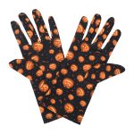 Black Pumpkin Pumpkin Wrist 9-Inch gloves, 9 wrist