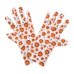 White Pumpkin Pumpkin Wrist 9-Inch gloves, 9 wrist