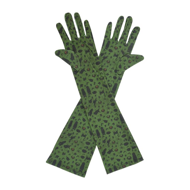 Green Cat Black Cat Elbow 17-Inch gloves, 17 elbow
