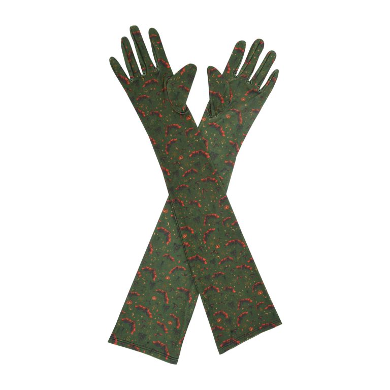 Green Bat Bat Opera 21-Inch gloves, 21 opera