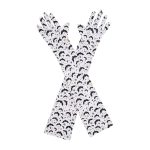 White Bat Bat Opera 21-Inch gloves, 21 opera