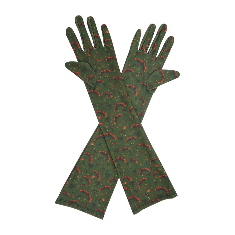 Green Bat Bat Elbow 17-Inch gloves, 17 elbow