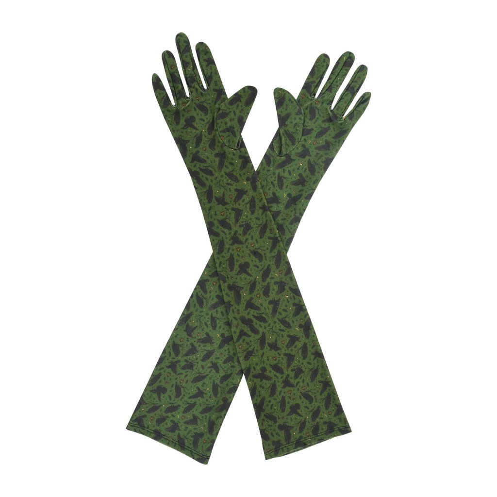 Green Crow Crow Opera 21-Inch gloves, 21 opera